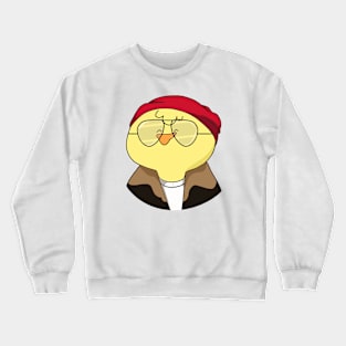 Cool Hipster Chicken Crewneck Sweatshirt